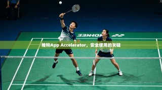 推特App Accelerator，安全使用的关键