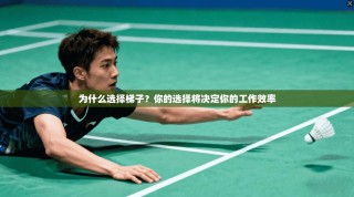 为什么选择梯子？你的选择将决定你的工作效率