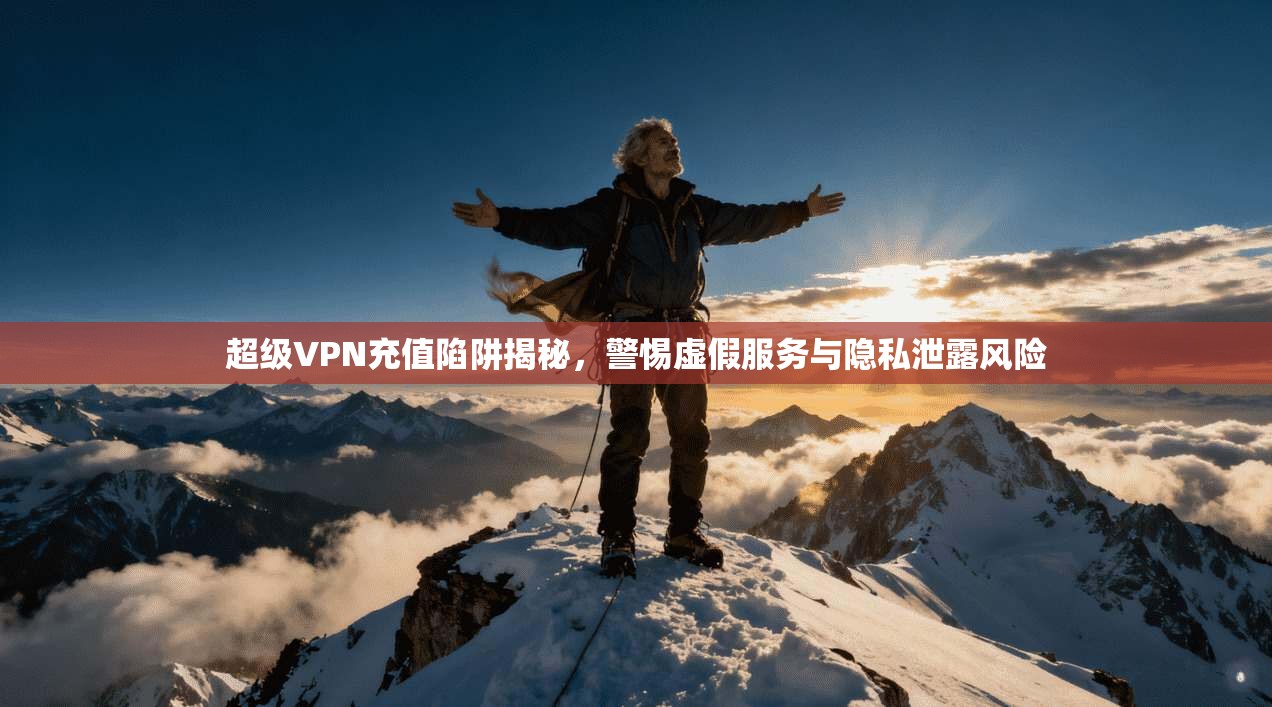 超级VPN充值陷阱揭秘，警惕虚假服务与隐私泄露风险